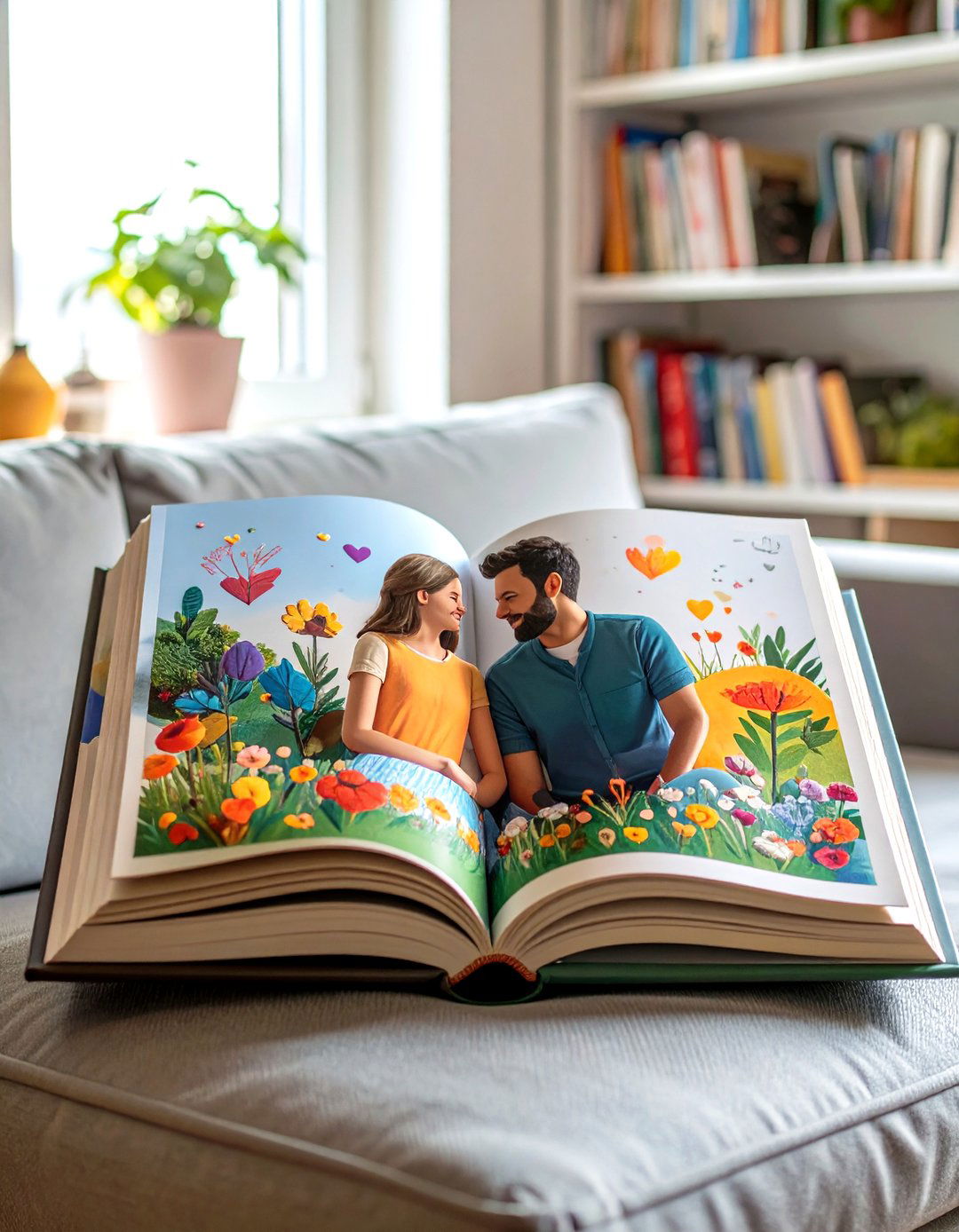 Personalized Love Story Book Creation - 24 First Wedding Anniversary Gift Ideas