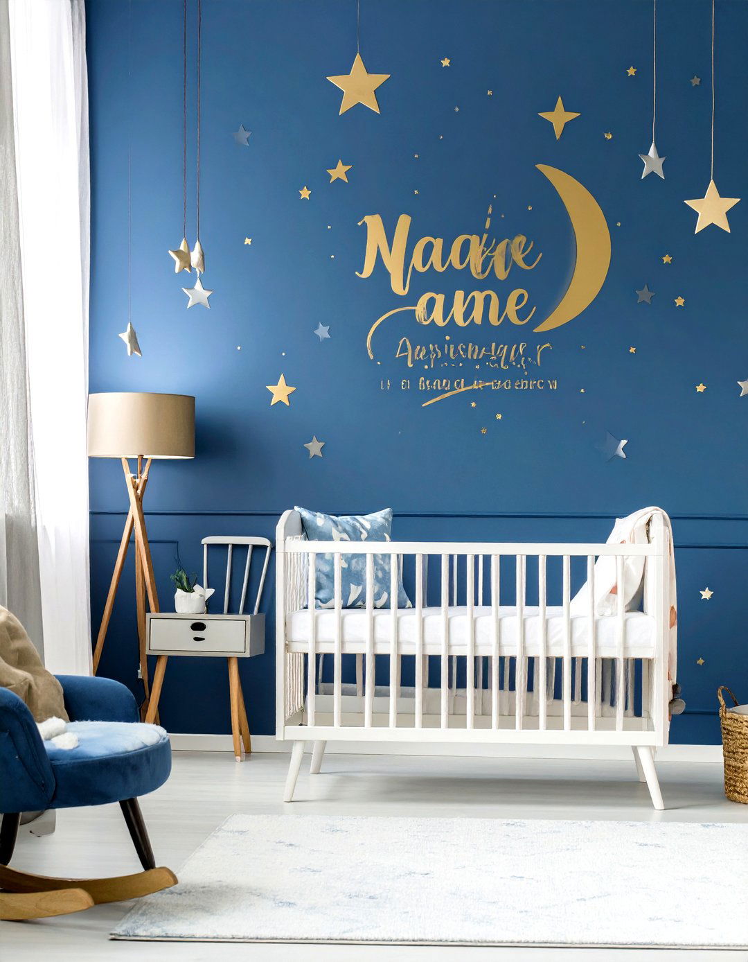 Personalized Name and Quote Typography - 24 Nursery Wall Decor Ideas