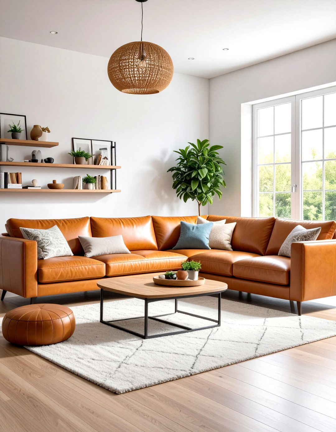 Pet Friendly Family Room with Scratch Resistant and Easy Clean Features - 24 Family Room Ideas