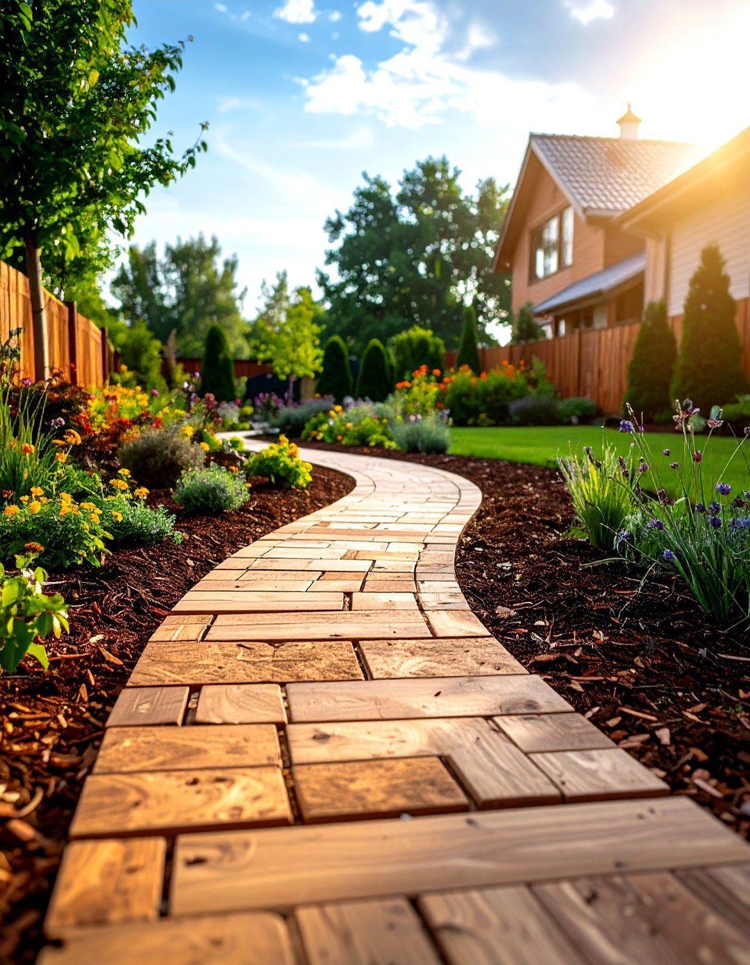 Pet Safe Pathway Systems - 24 Mulch Pathway Ideas