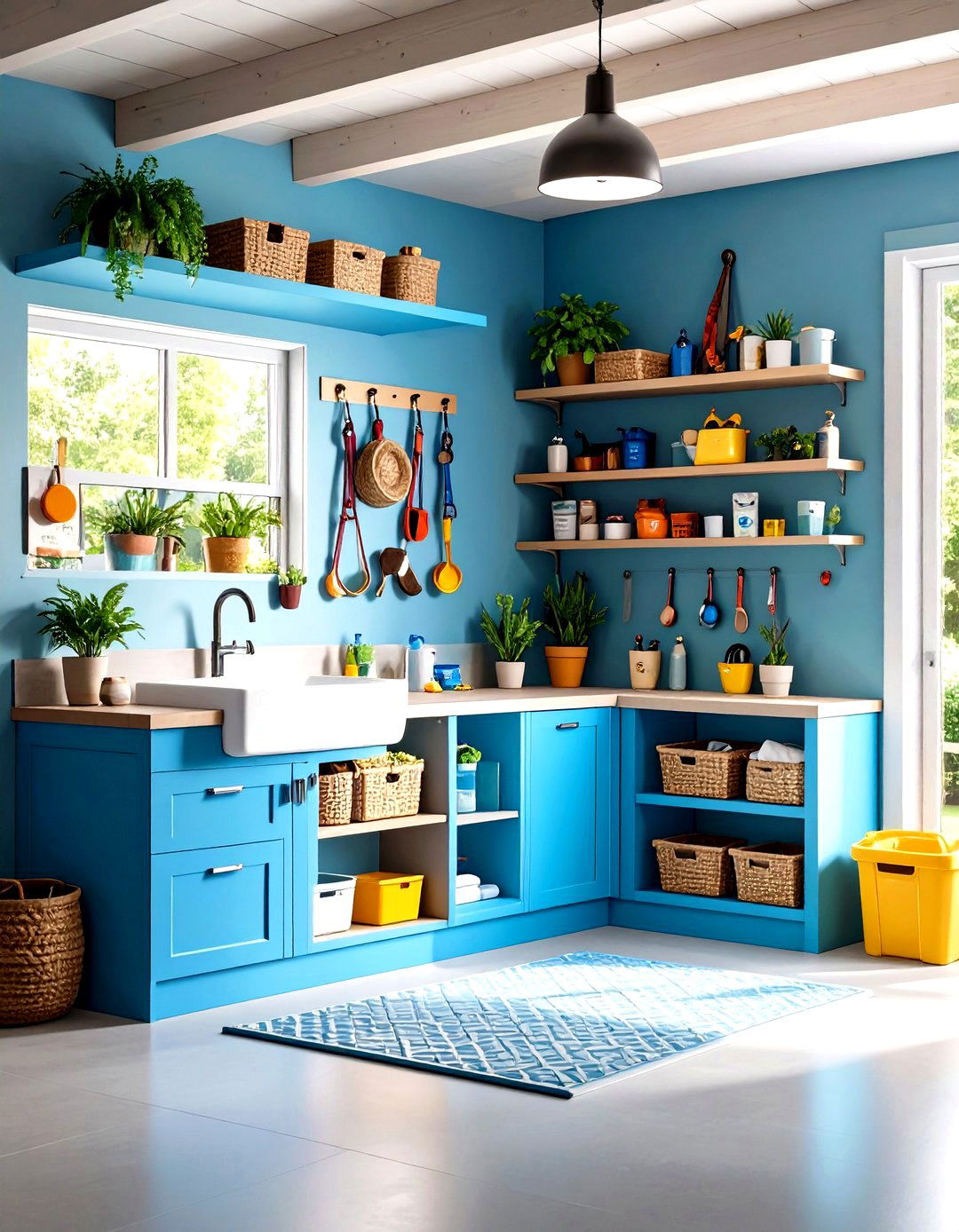 Pet Station Integration - 24 Garage Entryway Ideas