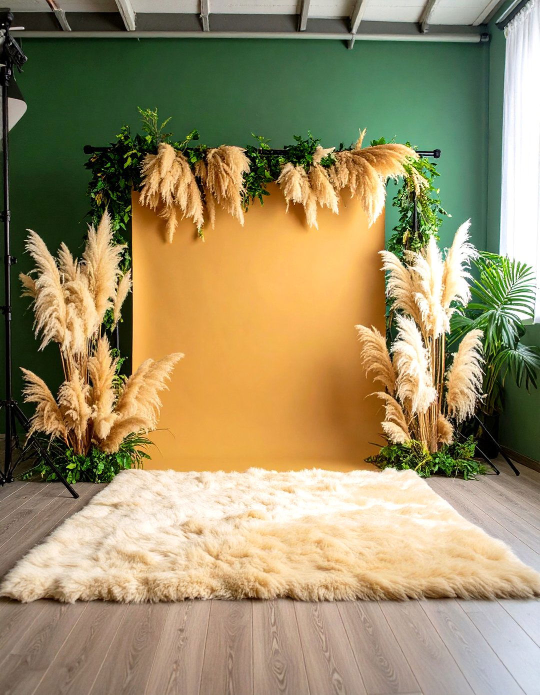 Photography Backdrop Styling - 24 Pampas Grass Decor Ideas