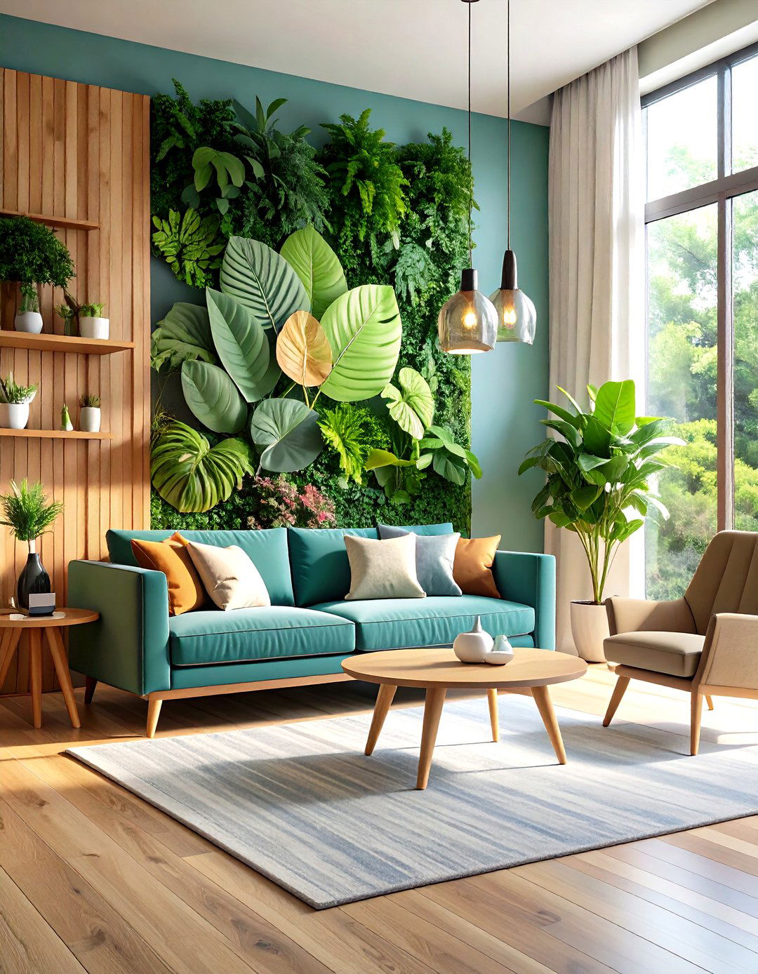 Photosynthetic Energy Walls - 24 2100s Interior Design Ideas