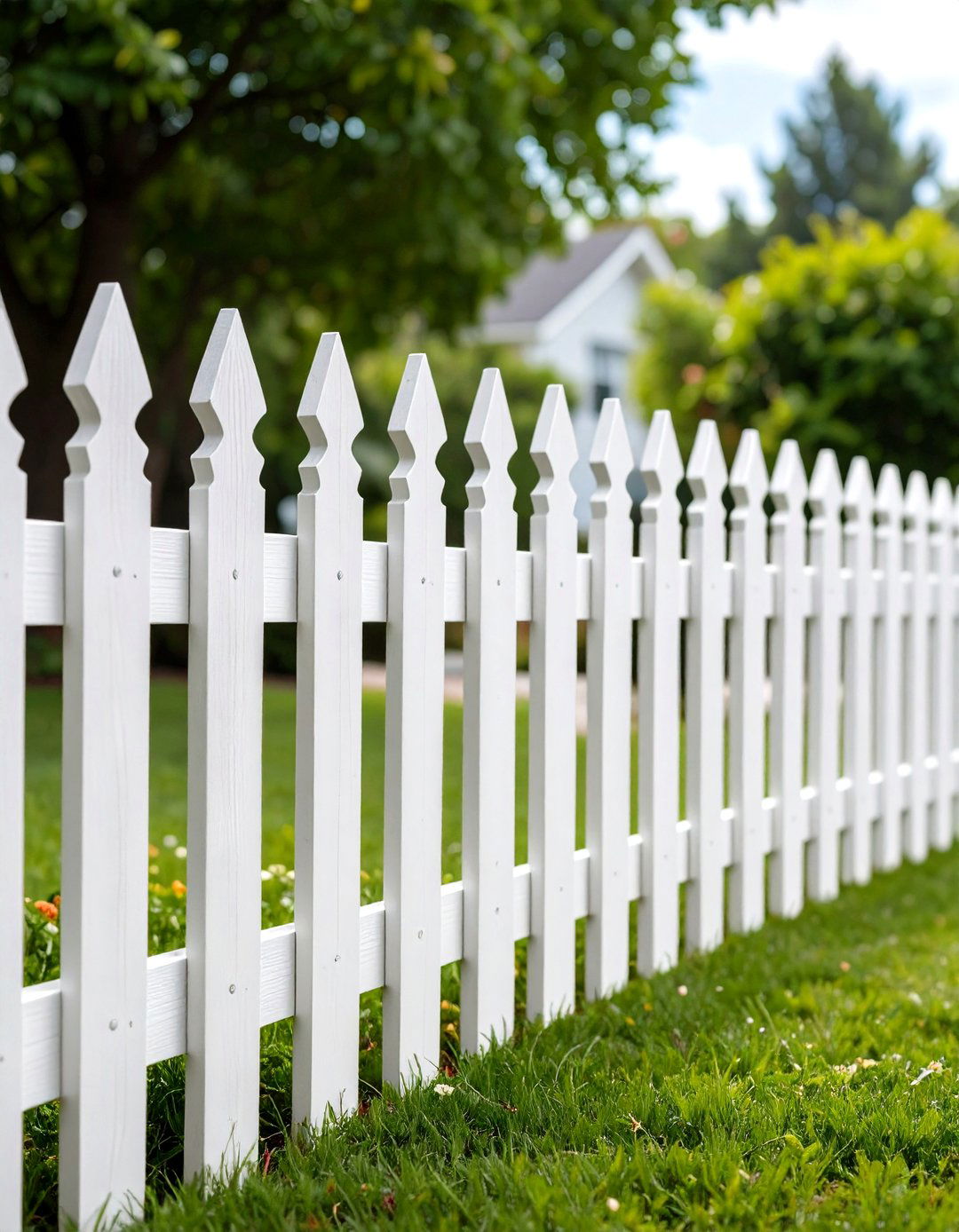 Picket Traditional Fence - 24 Types of Fences