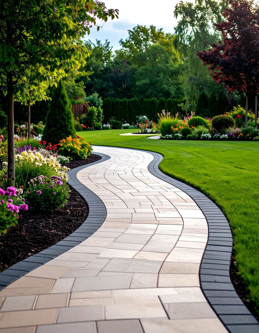 Picture Frame Composite Walkway - 24 Composite Walkway Ideas