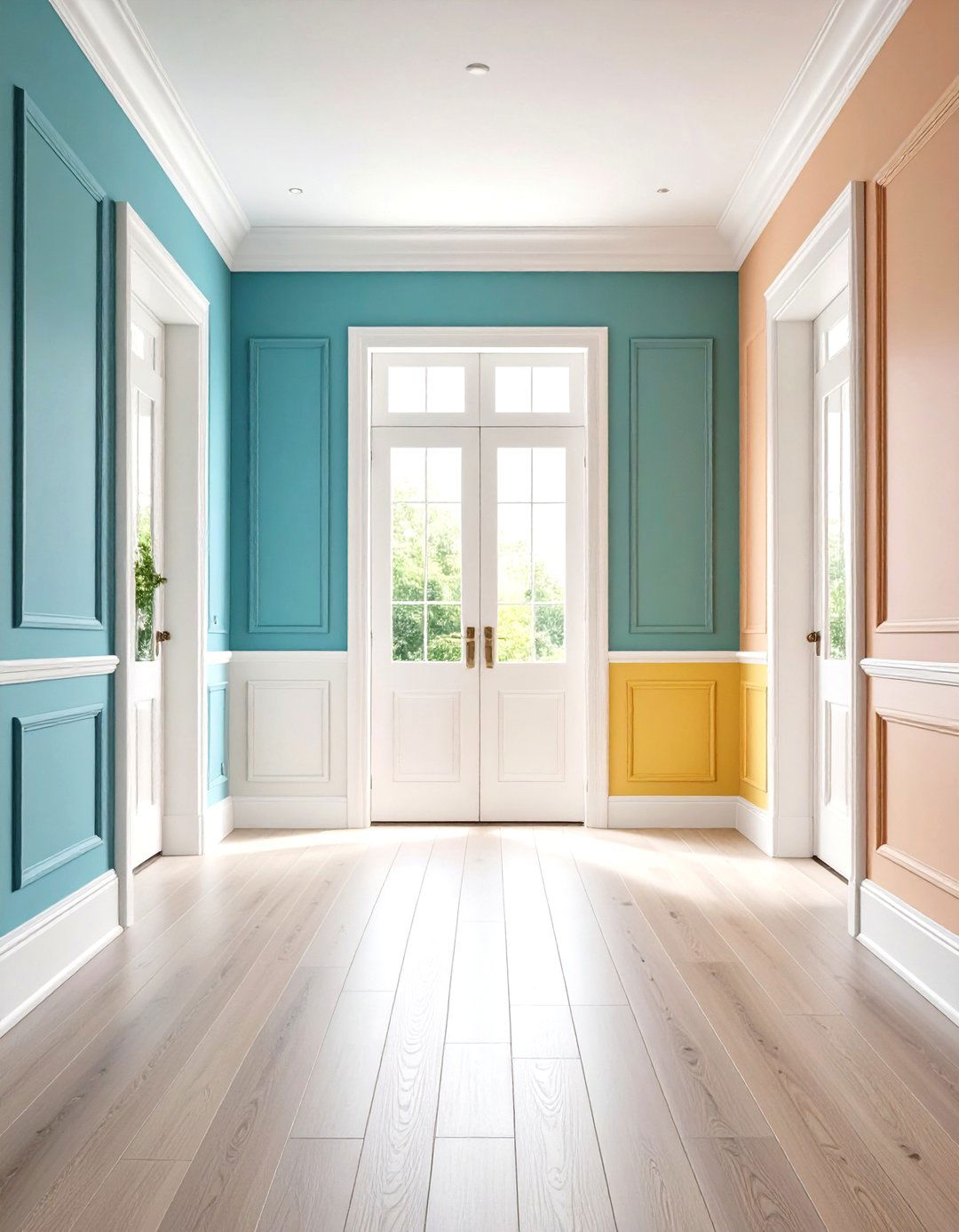 Picture Frame Molding Elegance - 24 Wainscoting Entryway Ideas