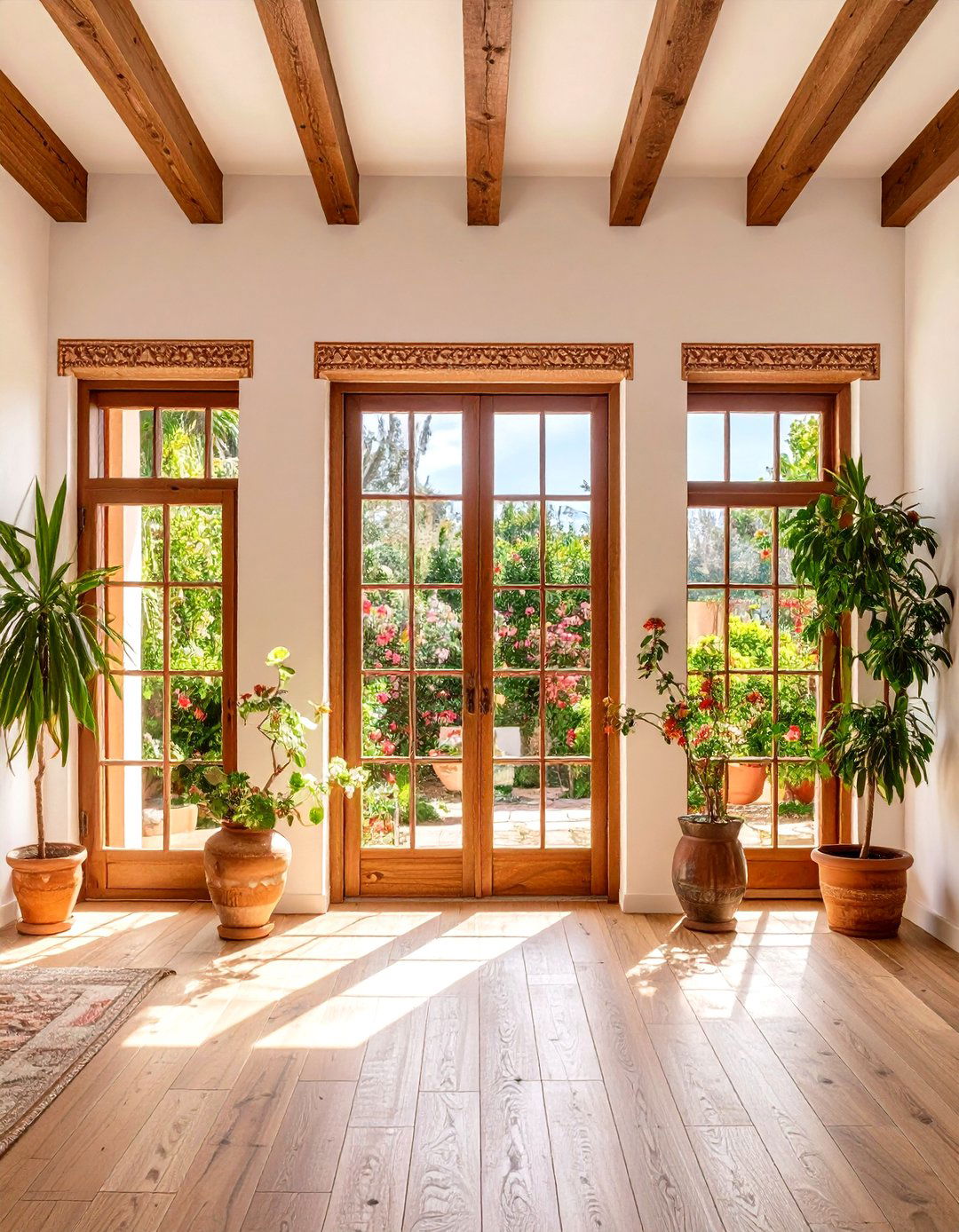 Picture Windows with Decorative Surrounds - 24 spanish style windows