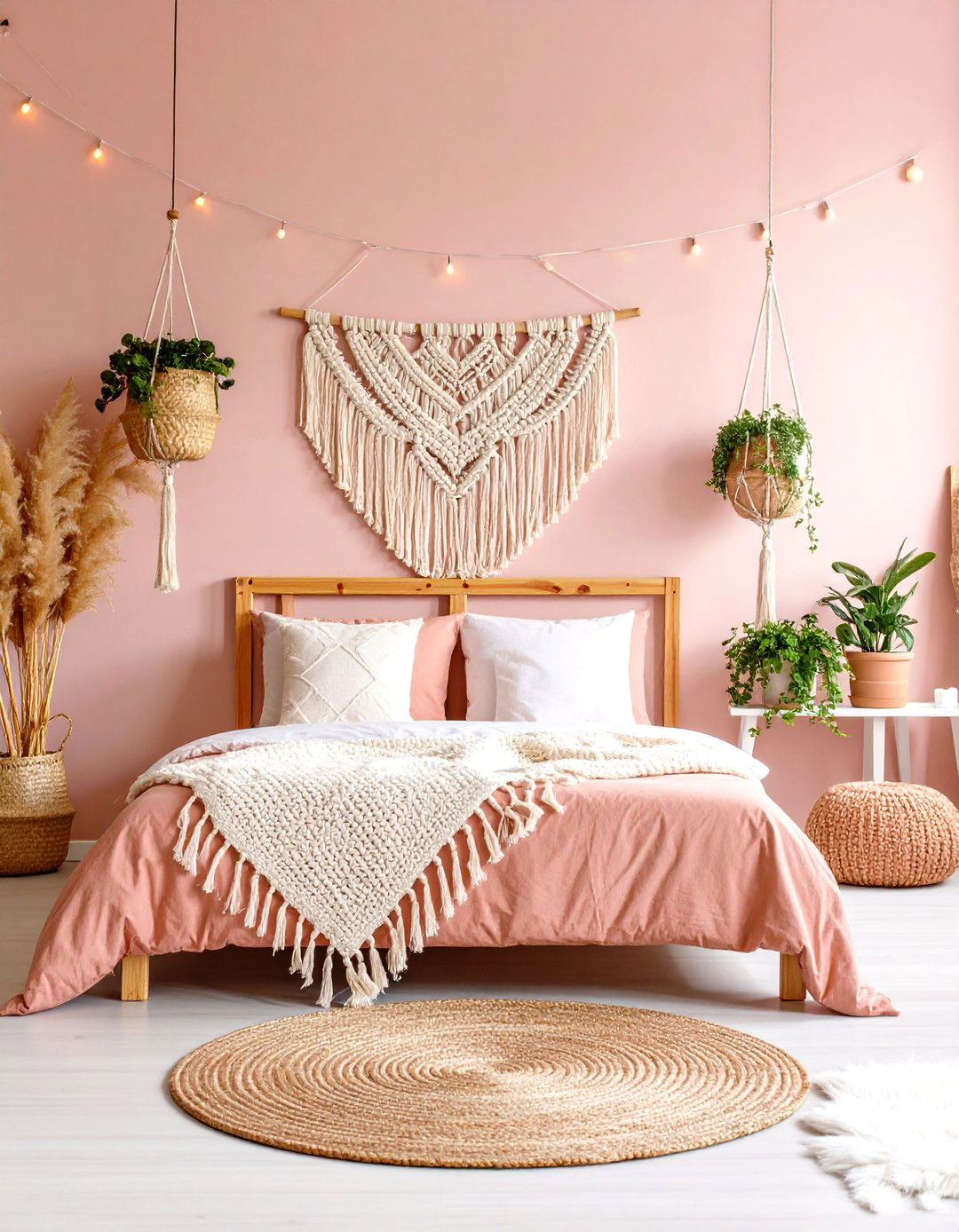 Pink Boho Dorm Room Design - 24 Pink Dorm Room Ideas