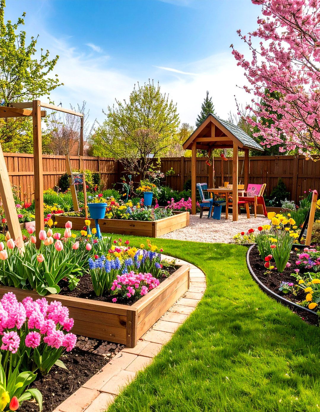 Pink Childrens Garden Wonder - 24 Pink Garden Ideas