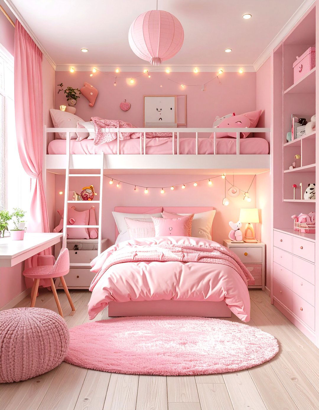 Pink Kawaii Dorm Room - 24 Pink Dorm Room Ideas