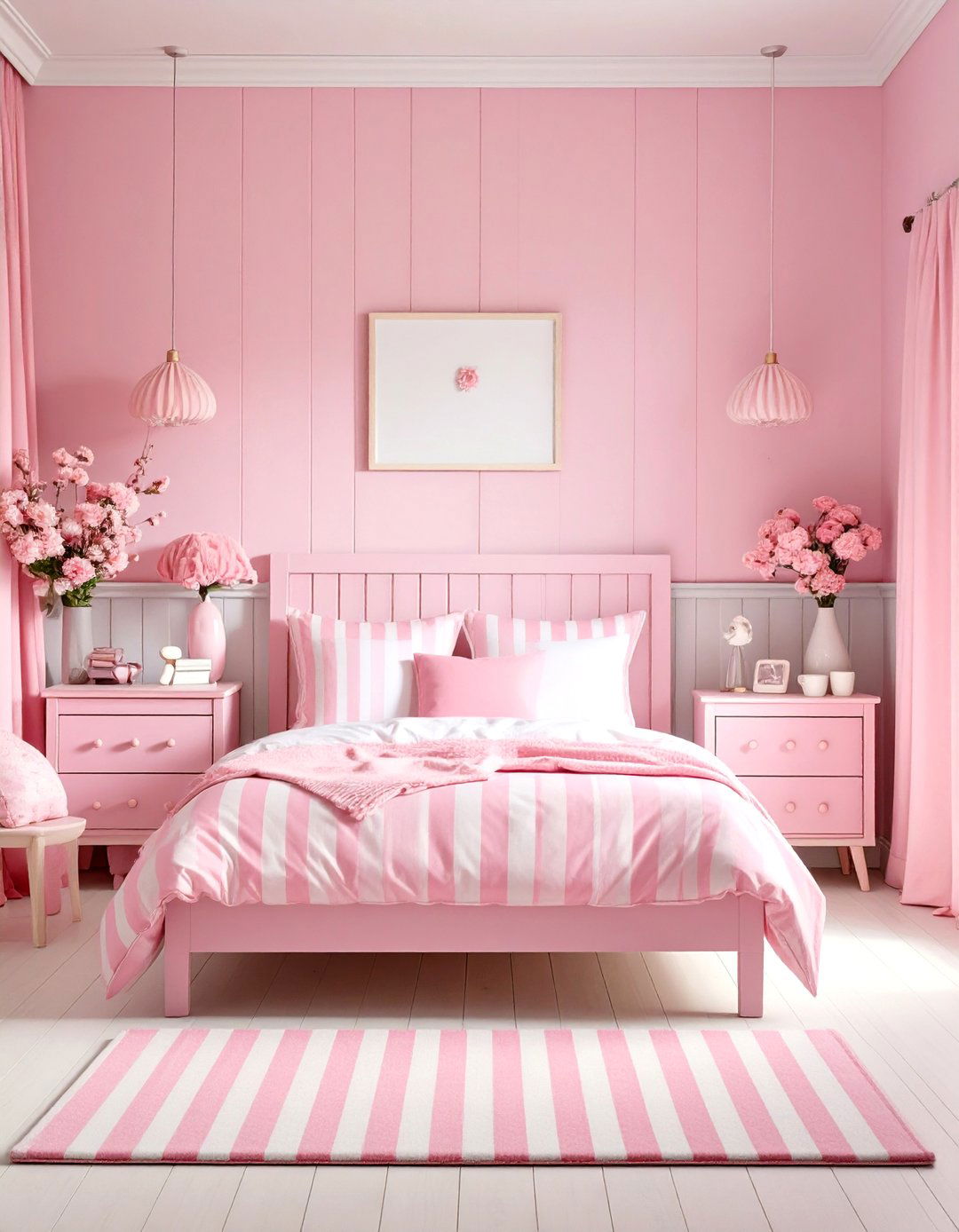 Pink Preppy Dorm Room - 24 Pink Dorm Room Ideas