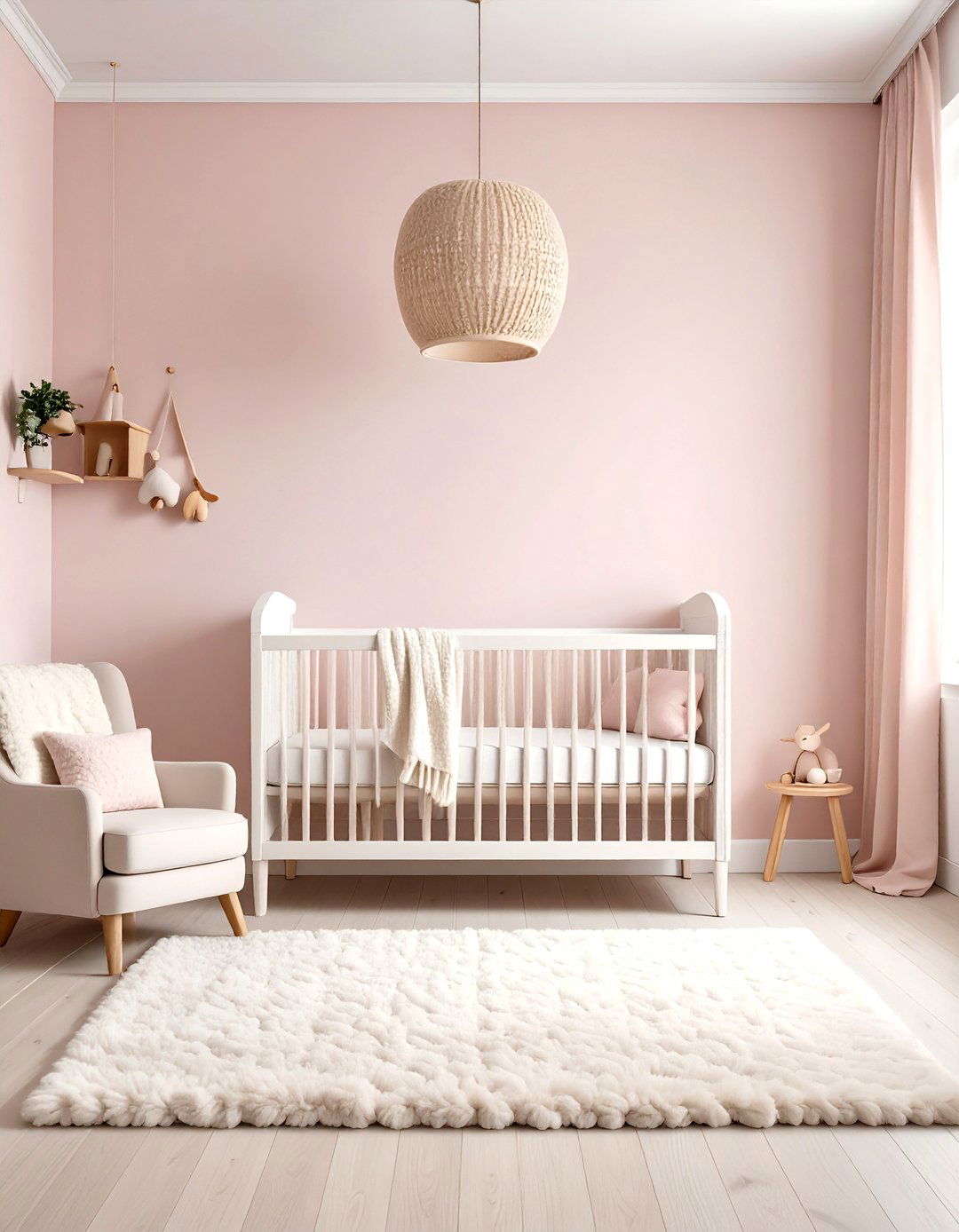 Pink Scandi Style Nursery Design - 24 Pink Nursery Ideas