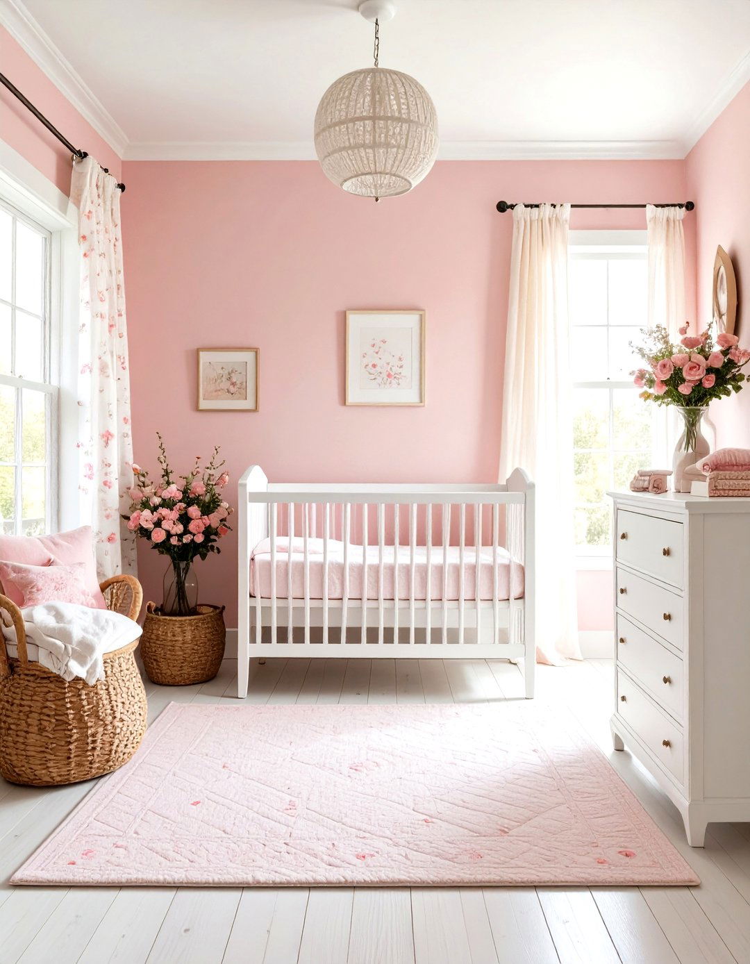 Pink Shabby Chic Cottage Nursery - 24 Pink Nursery Ideas