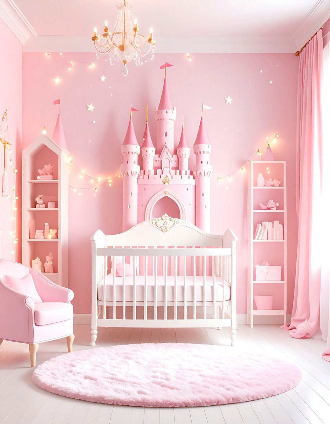 Pink Storybook Fairy Tale Nursery - 24 Pink Nursery Ideas