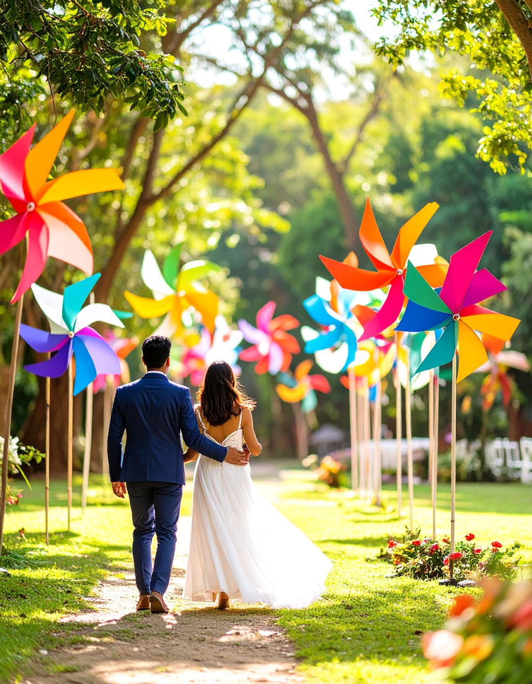 Pinwheel Wind Celebration - 24 Wedding Send-off Ideas