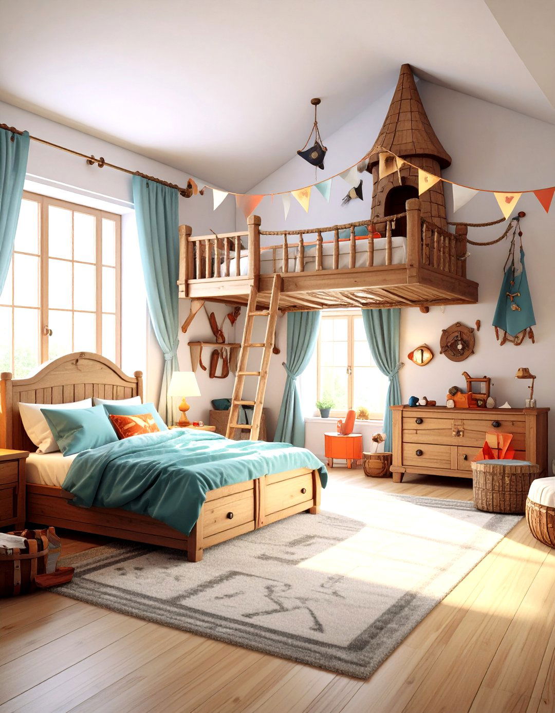 Pirate Fortress Hideout Design - 24 Pirate-themed Bedroom Ideas