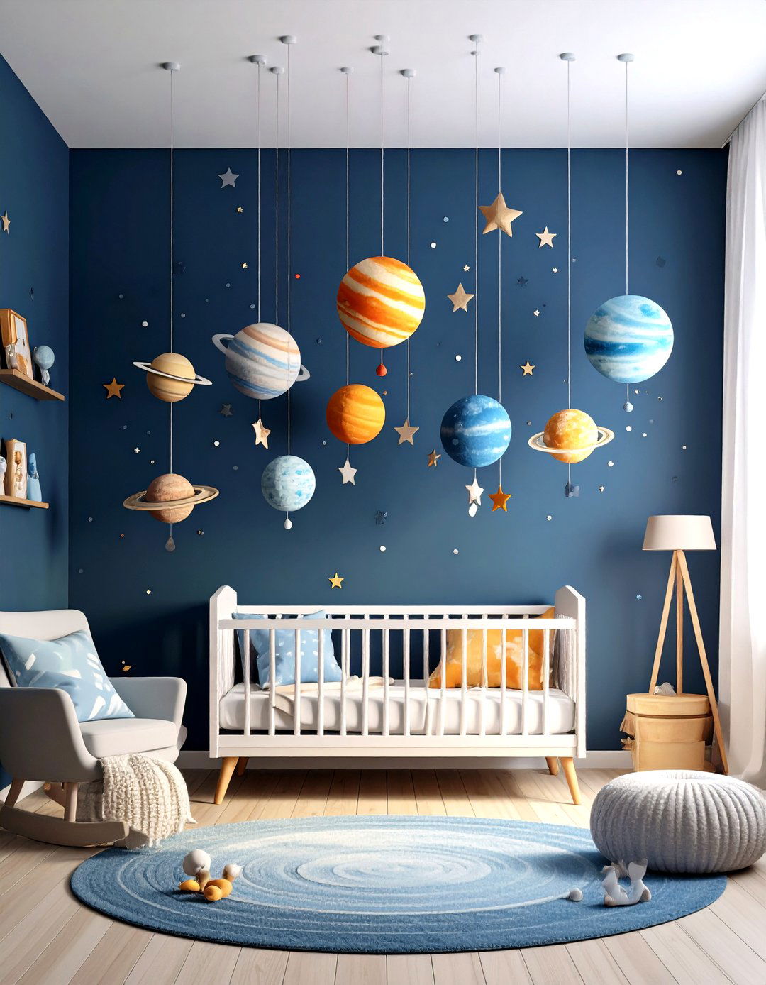 Planet Mobile Gallery - 24 Space-themed Nursery Ideas