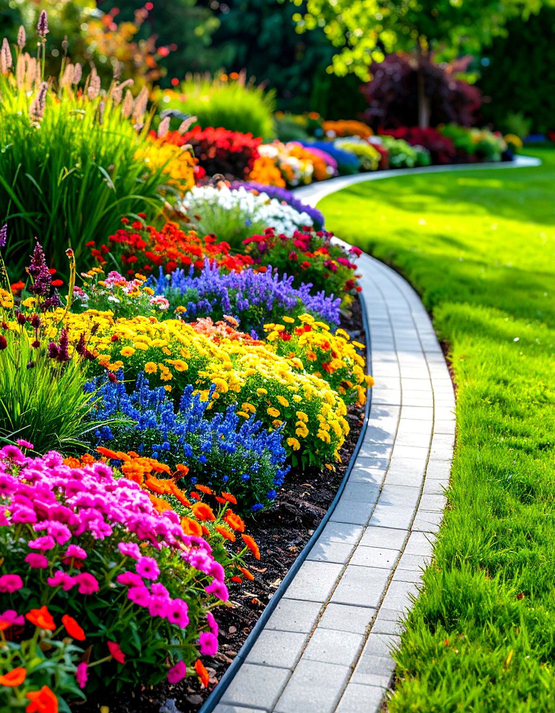 Plastic Strip Flexible Installation - 24 Gravel Driveway Edging Ideas
