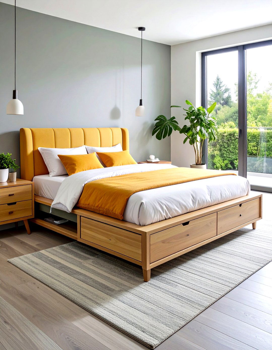 Platform Bed Storage Design - 24 small bedroom storage ideas