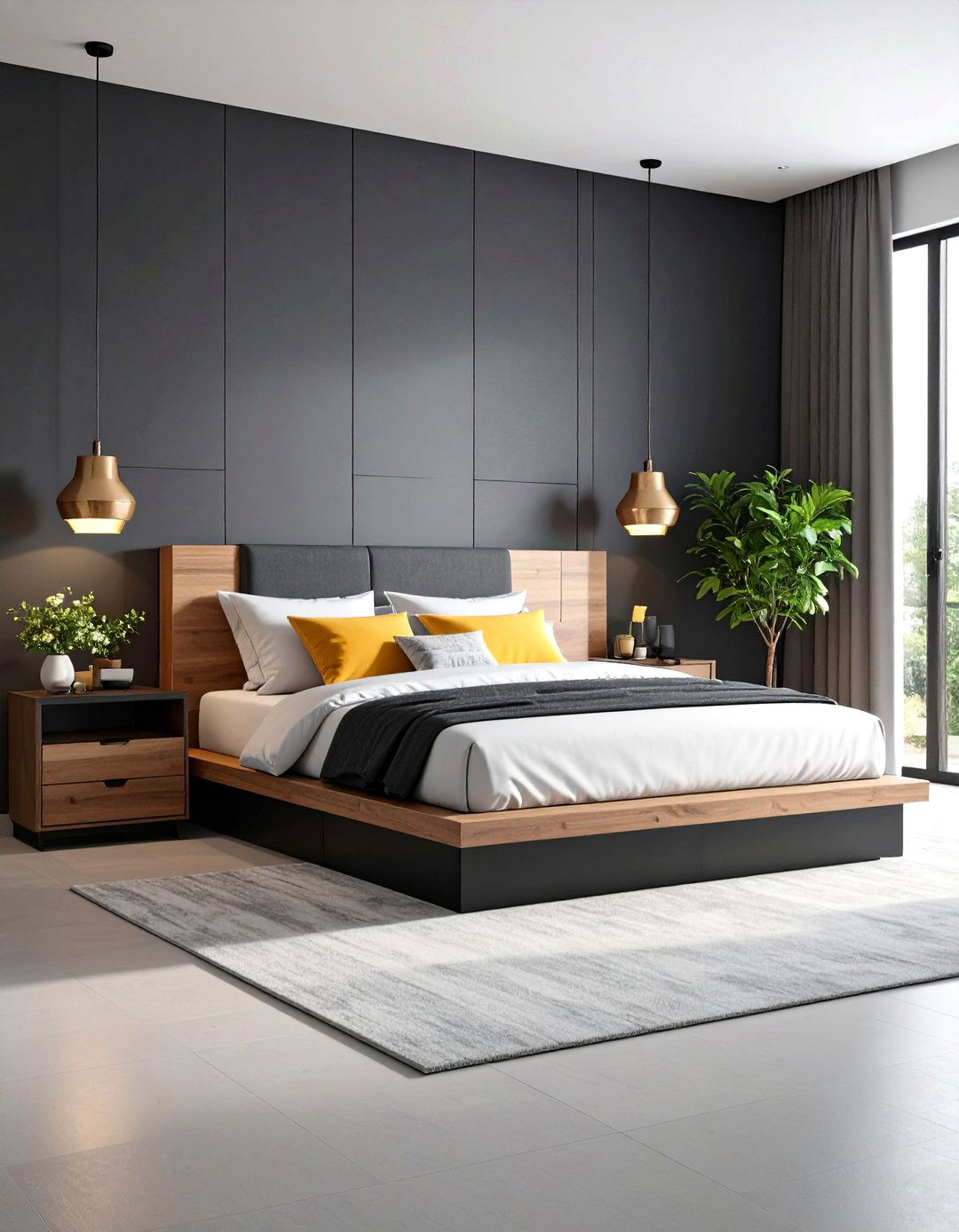 Platform Storage Bedroom Efficiency - 24 Black and White Bedroom Ideas