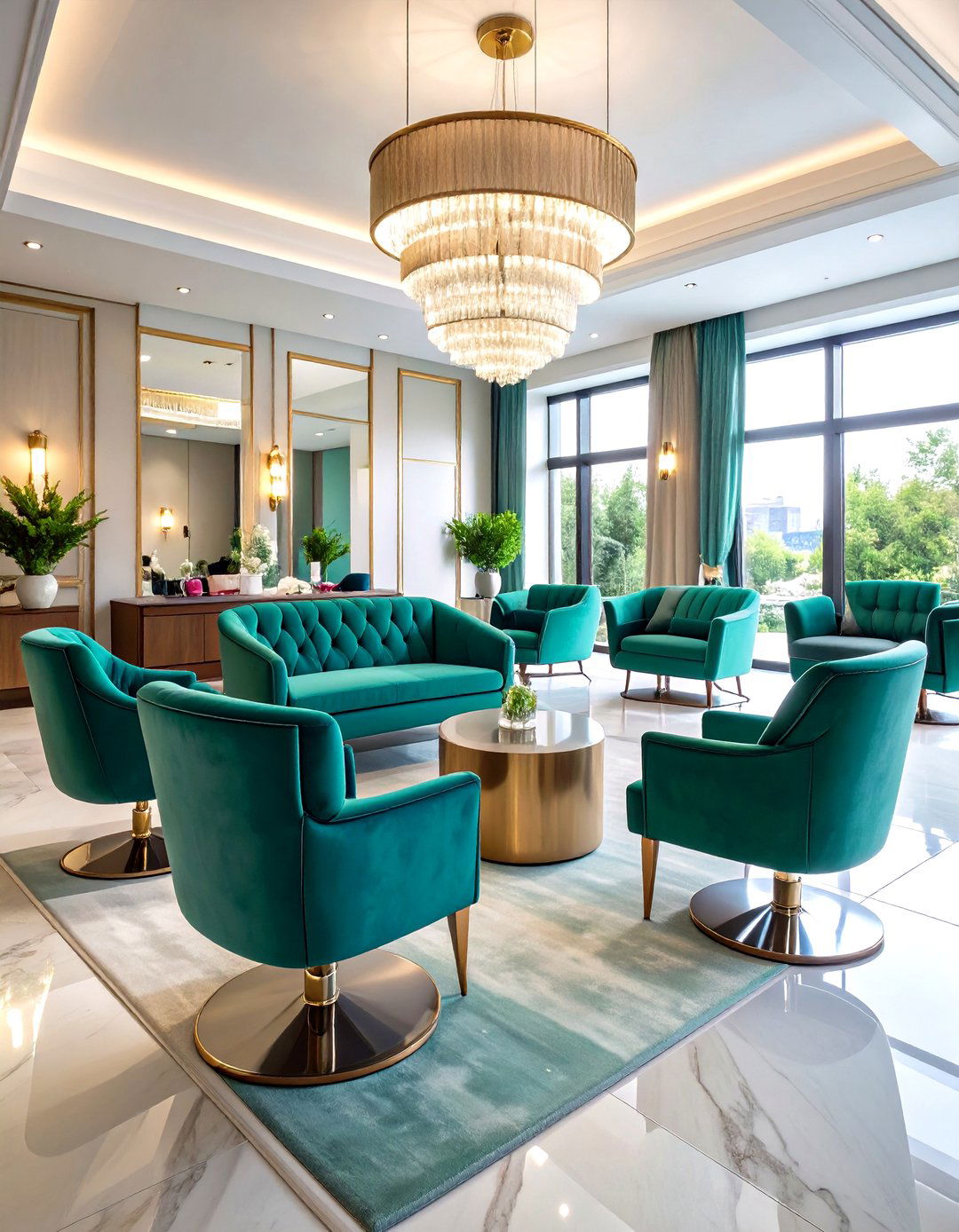 Plush Luxury Seating Experiences - 24 Salon Interior Design Ideas