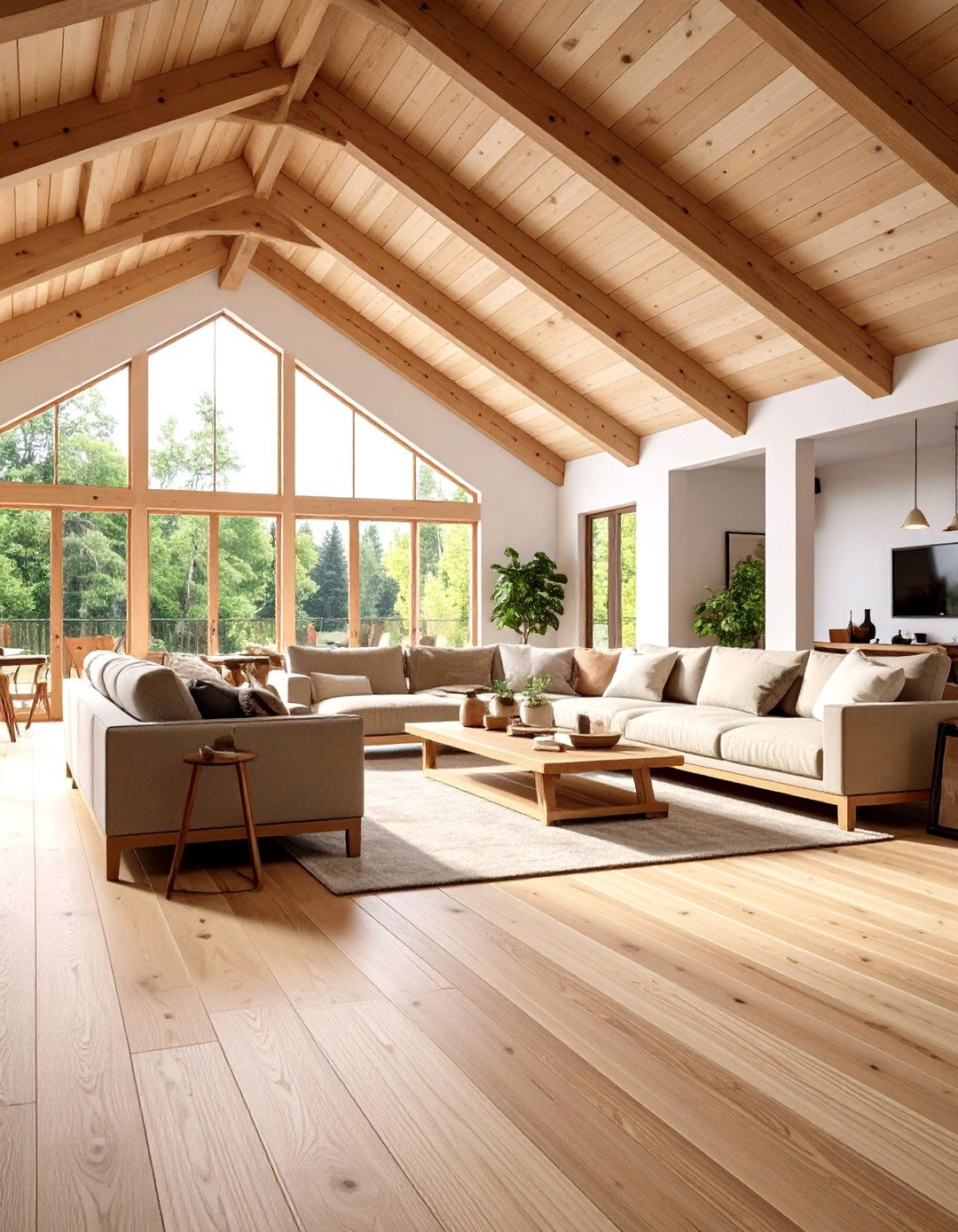 Plywood Panel Ceiling - 24 Cheap Ceiling Ideas