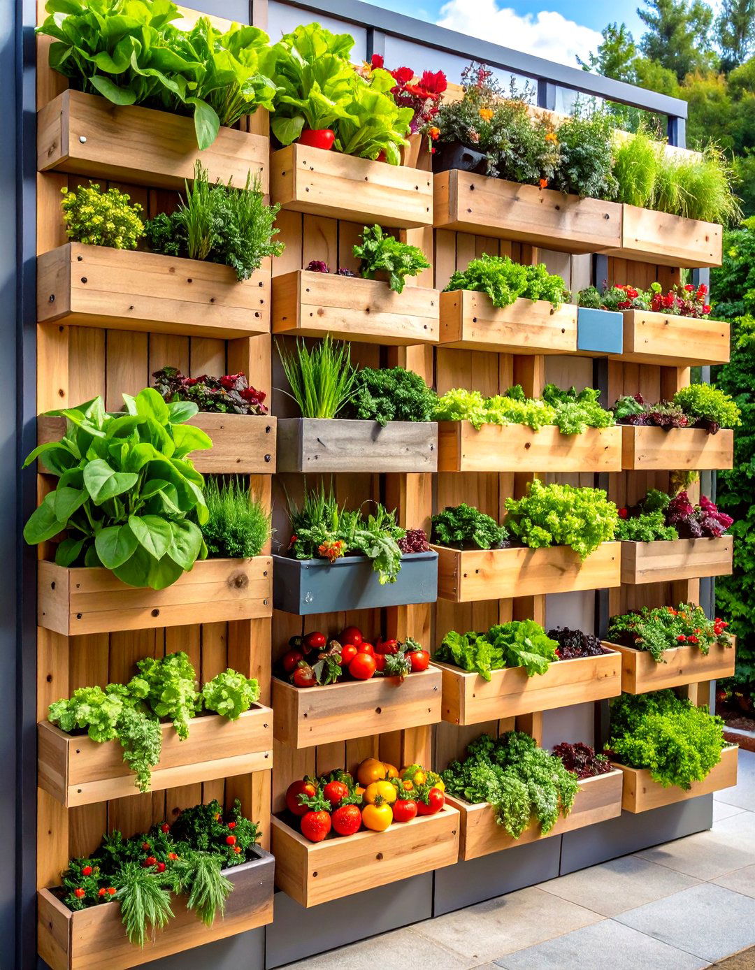 Pocket Garden Wall - 24 Urban Garden Ideas