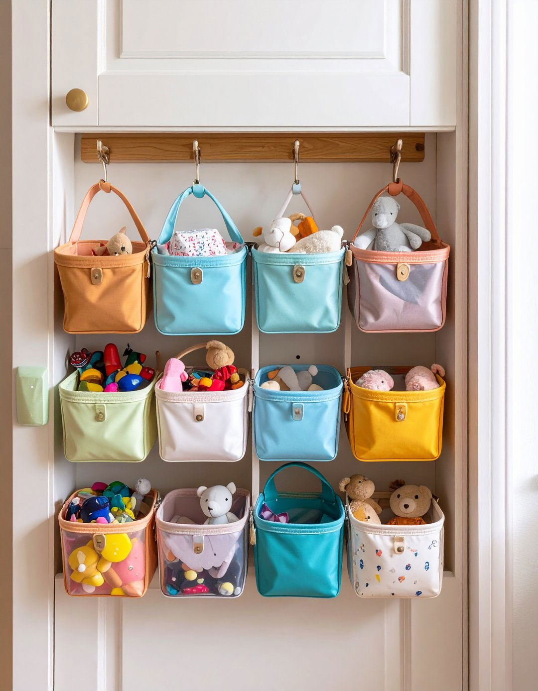 Pocket Organizers - 24 Playroom Storage Ideas