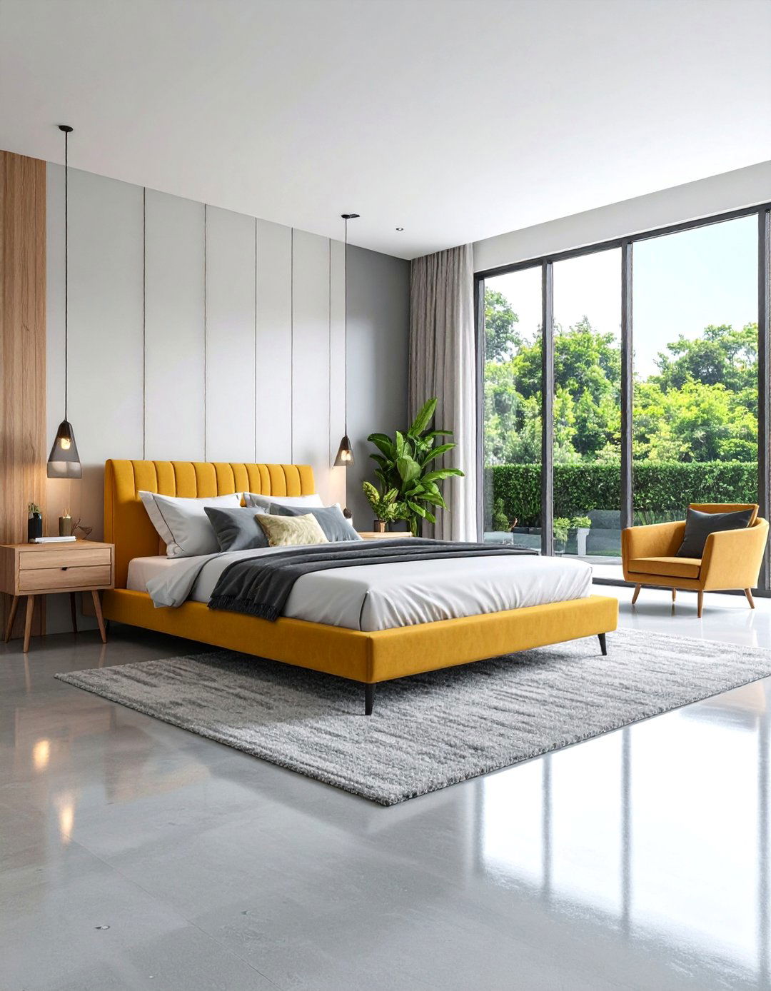 Polished Concrete Bedroom Floors - 24 Concrete Floor Bedroom Ideas
