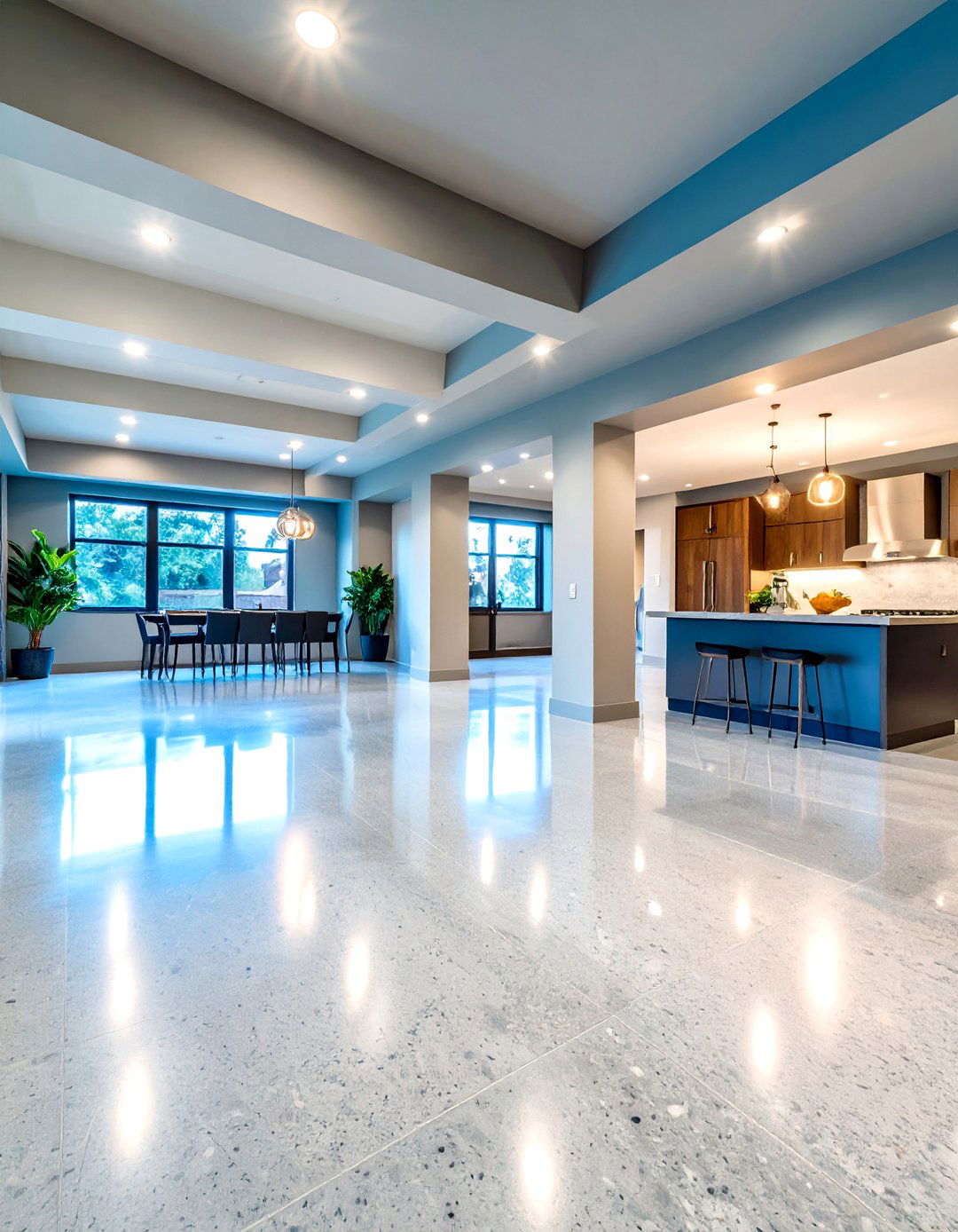 Polished Concrete Installations - 24 Basement Floor Ideas