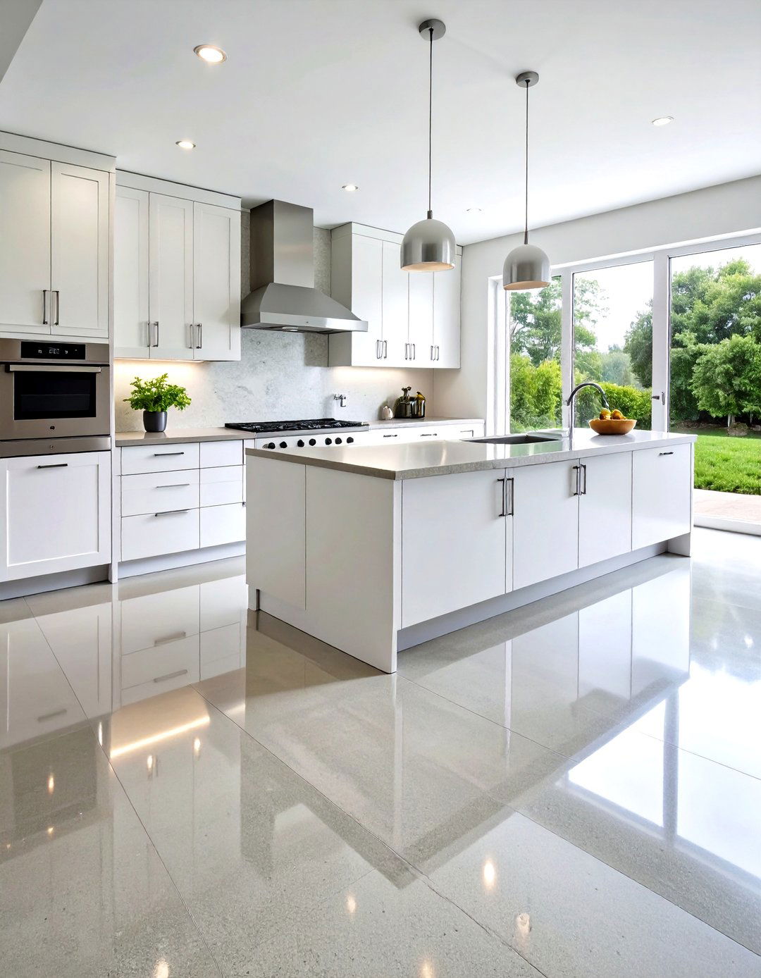Polished Concrete Kitchen Floors - 24 Concrete Floor Kitchen Ideas