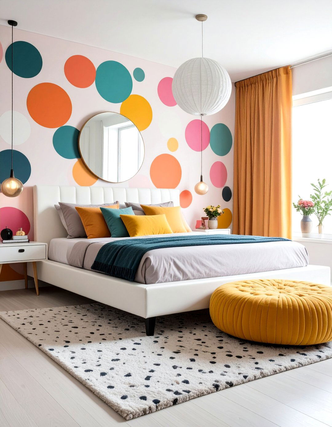 Polka Dot Pop Art Paradise - 24 60s Bedroom Ideas