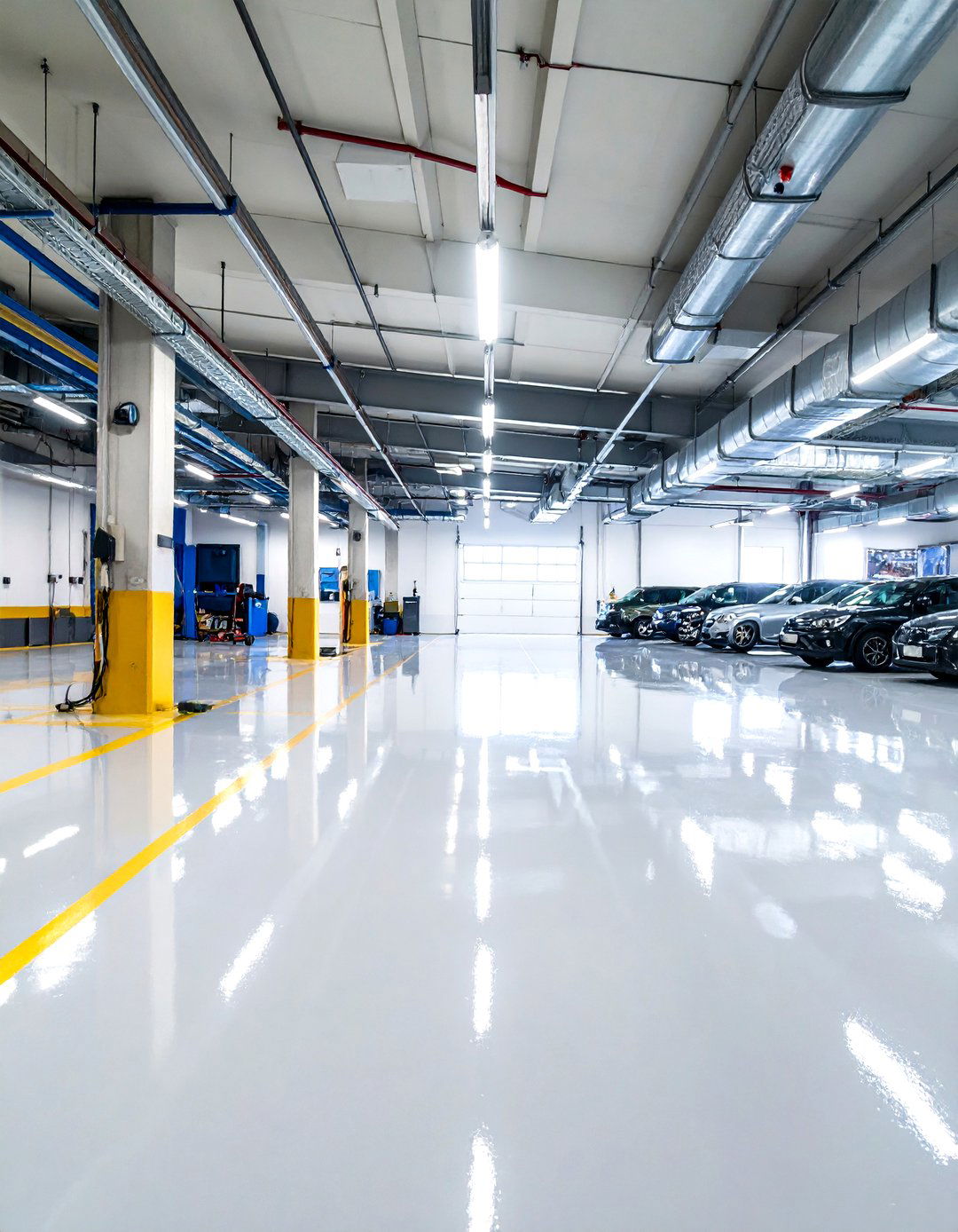Polyaspartic Floor Coating Applications - 24 Garage Flooring Ideas