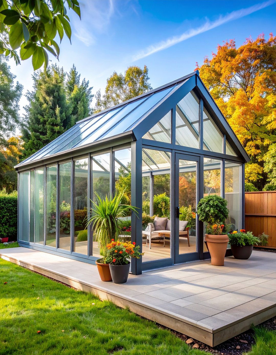 Polycarbonate Panel Greenhouse - 24 Porch Greenhouse Ideas