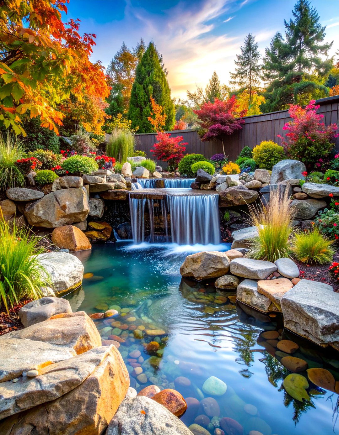 Pondless Rock Waterfall System - 24 Backyard Waterfall Ideas