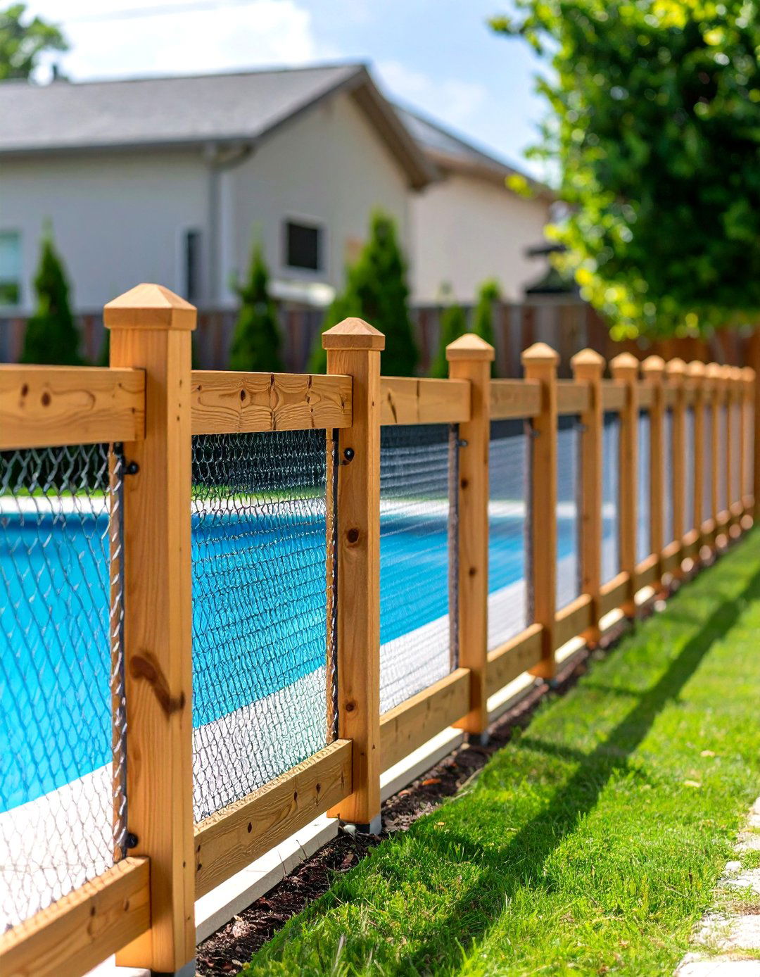Pool Area Compliance Fencing - 24 Split Rail Fence Ideas