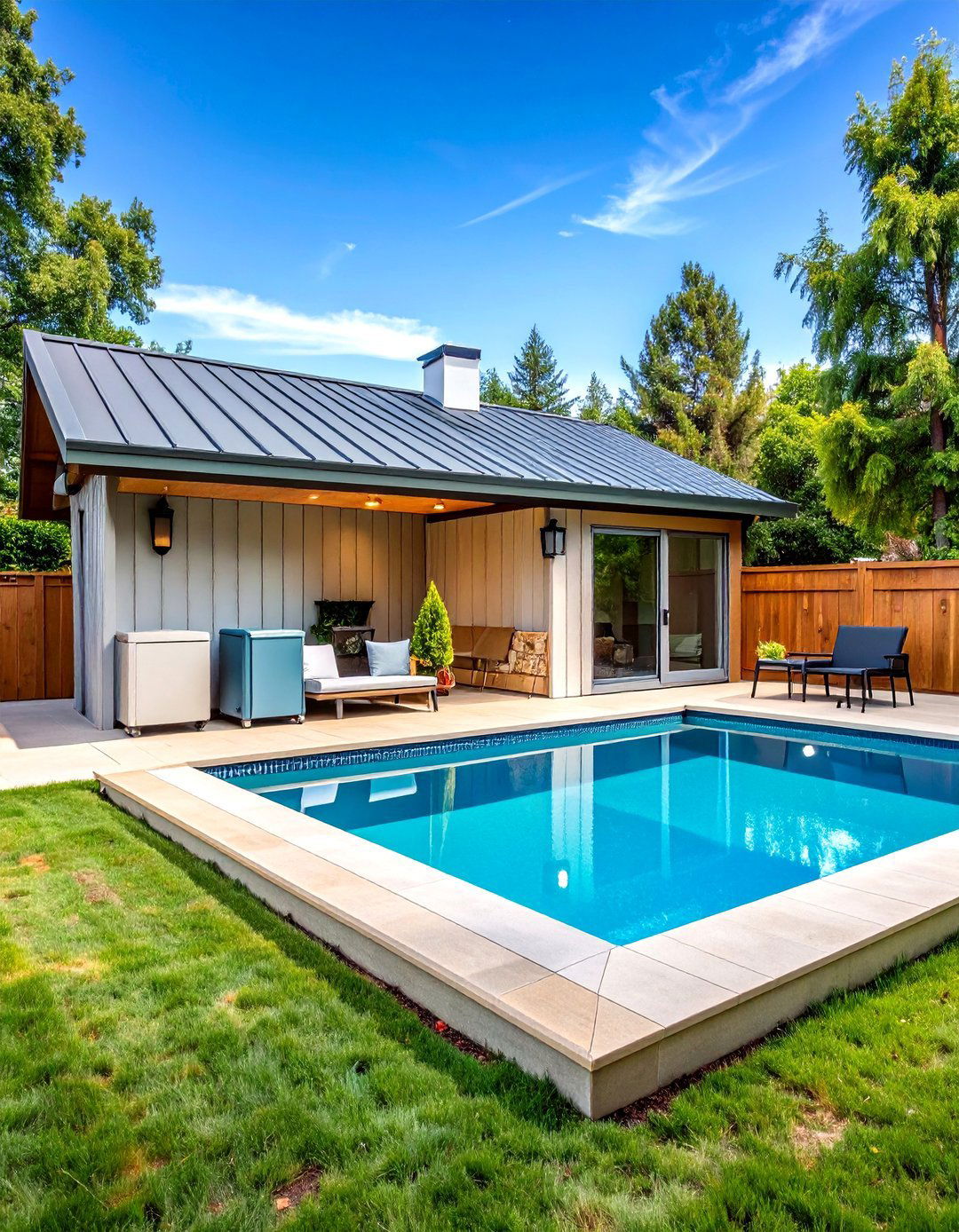 Pool Equipment Utility Shed - 24 Pool Shed Ideas