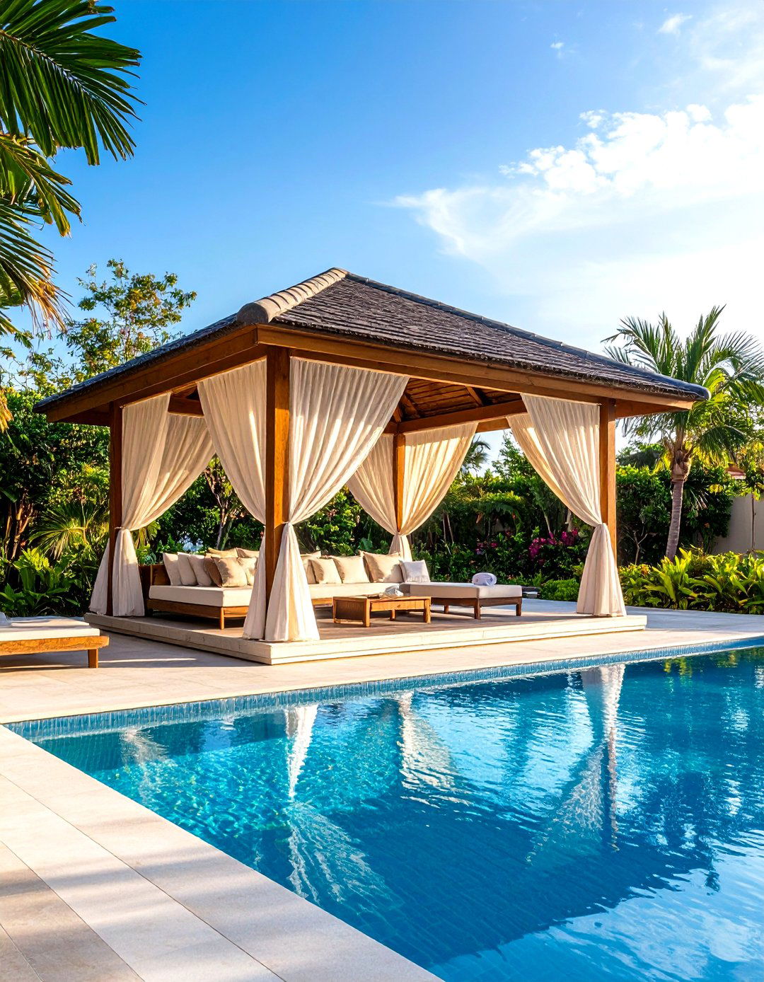 Poolside Cabana Retreats - 24 Pool Shade Ideas
