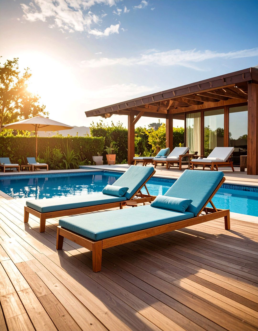 Poolside Deck Furniture - 24 Deck Furniture Ideas