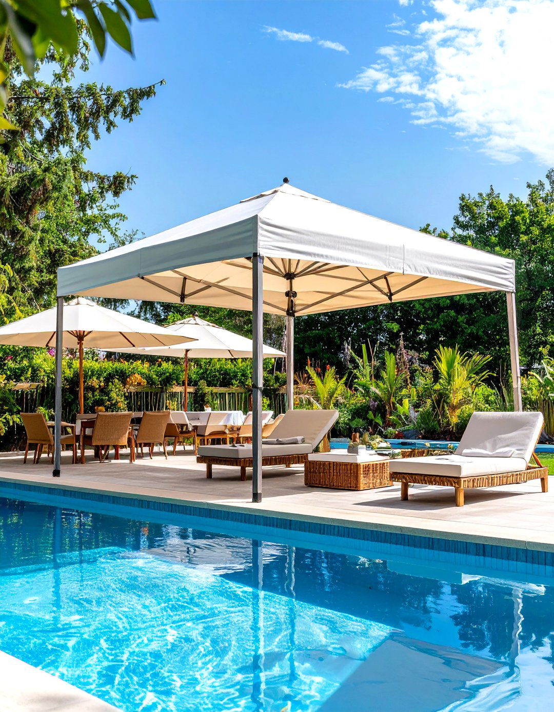 Pop Up Canopy Shelters - 24 Pool Shade Ideas