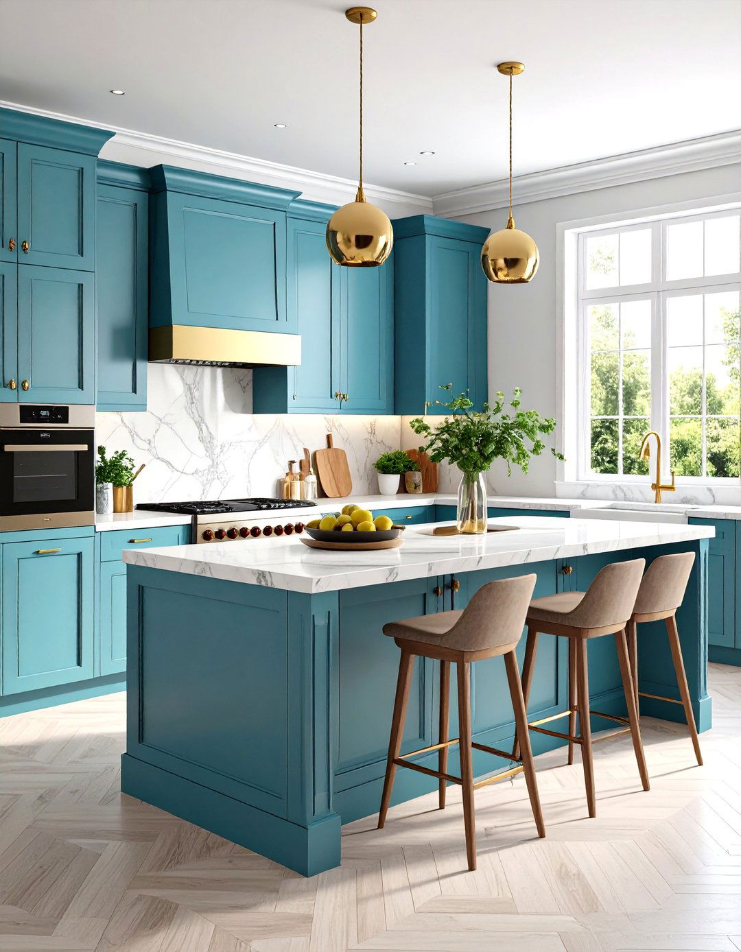 Porcelain Kitchen Countertops with Luxury Stone Appearance - 24 Kitchen Countertop Ideas