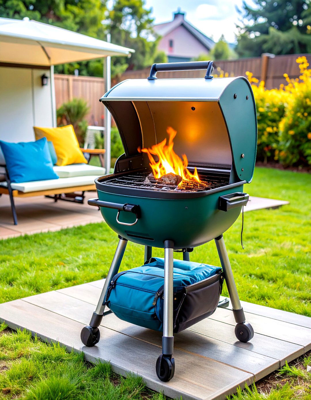 Portable Camping Style - 24 Tree Stump Fire Pit Ideas