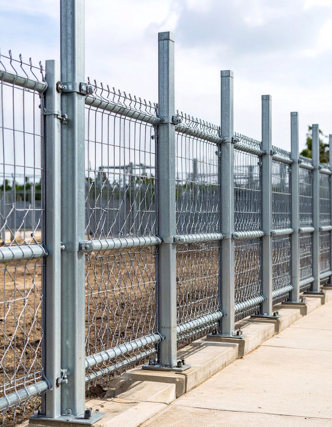 Portable Chain Link Fence Panels - 24 Temporary Fence Ideas