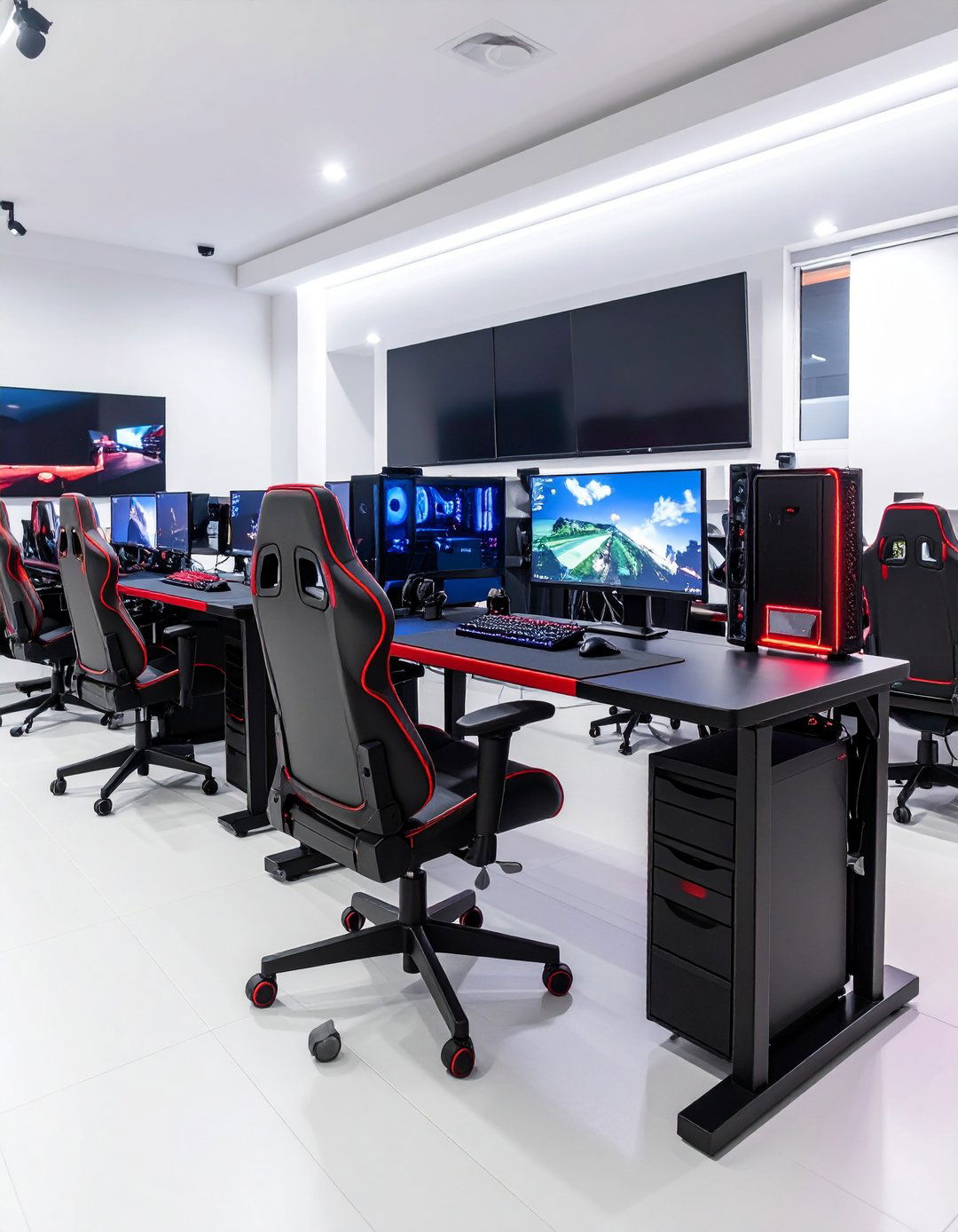 Portable Gaming Station - 24 Red and Black Gaming Setup Ideas