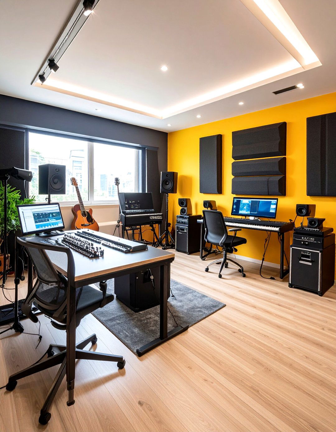 Portable Practice Solution Setup - 24 Music Room Ideas