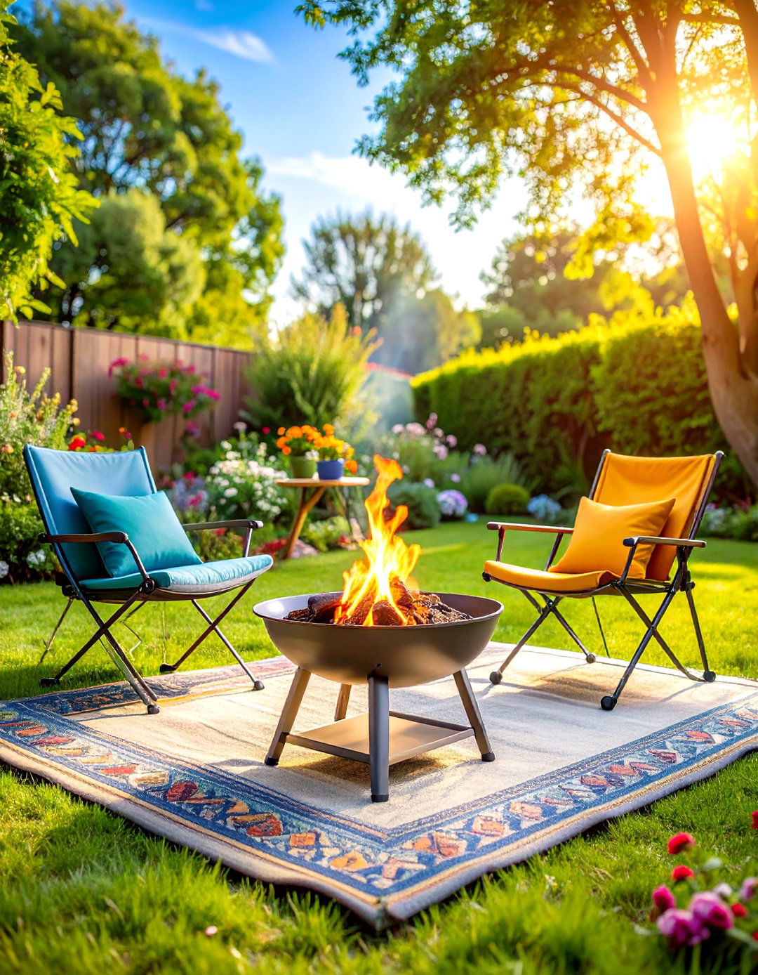 Portable Steel Bowl Design - 24 Wood Burning Fire Pit Ideas