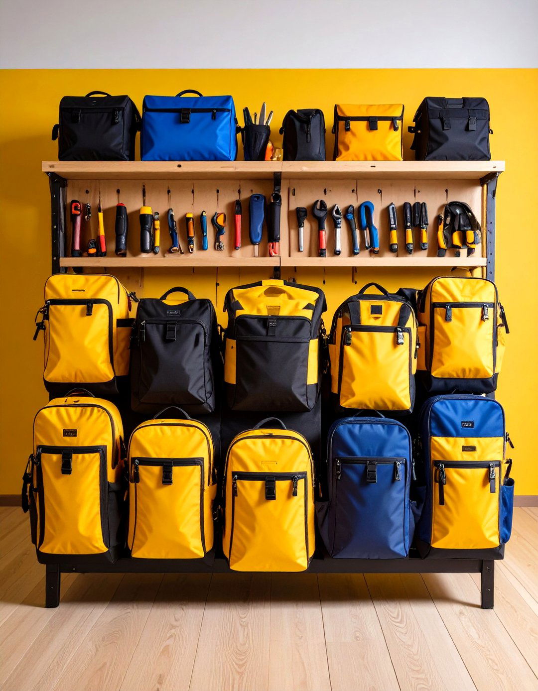 Portable Tool Bag Station - 24 Power Tool Storage Ideas
