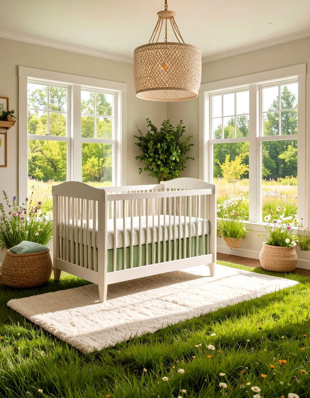 Prairie Grass Natural Landscape Nursery - 24 Nature Themed Nursery Ideas