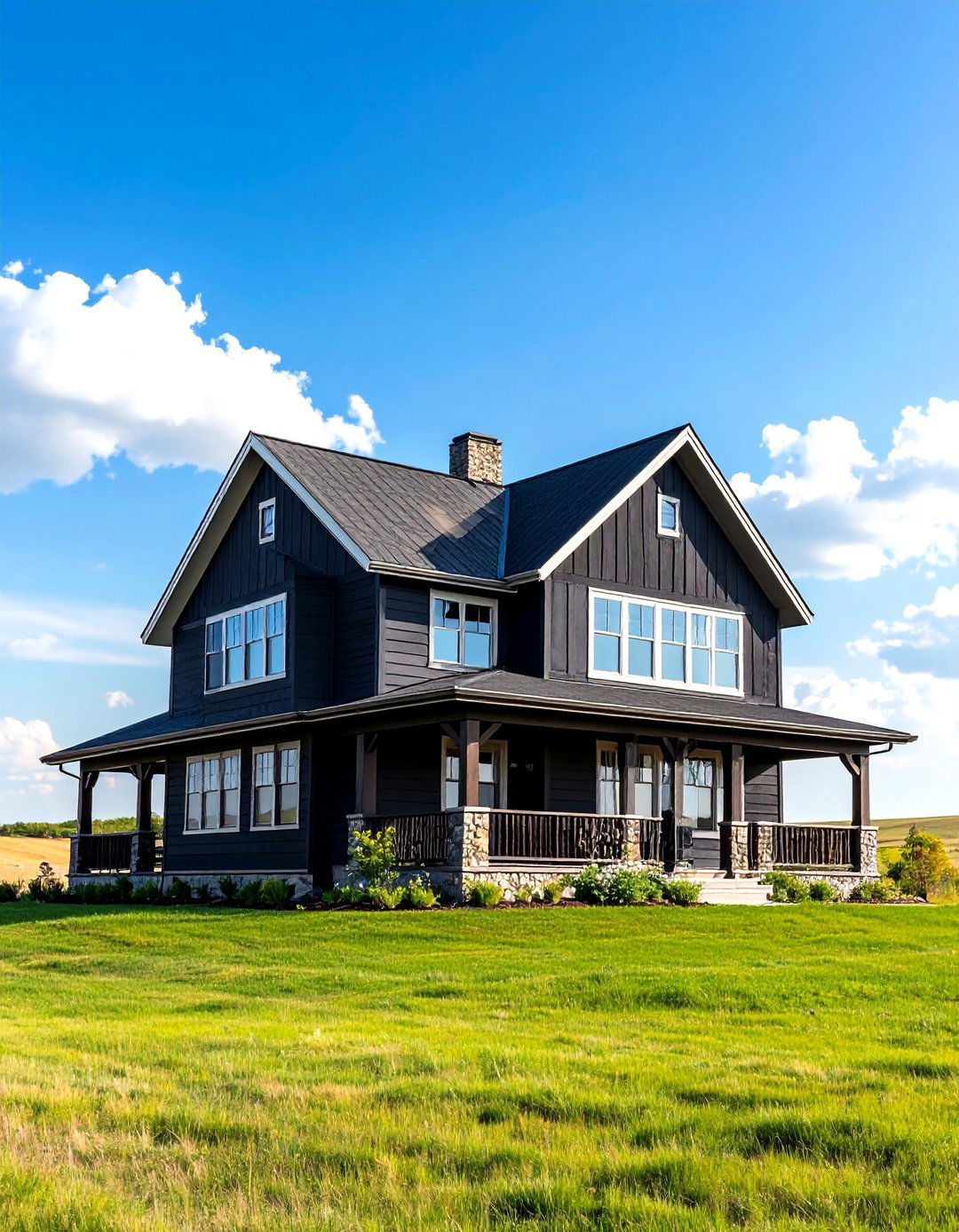 Prairie Style Black Houses - 24 Modern Black Houses
