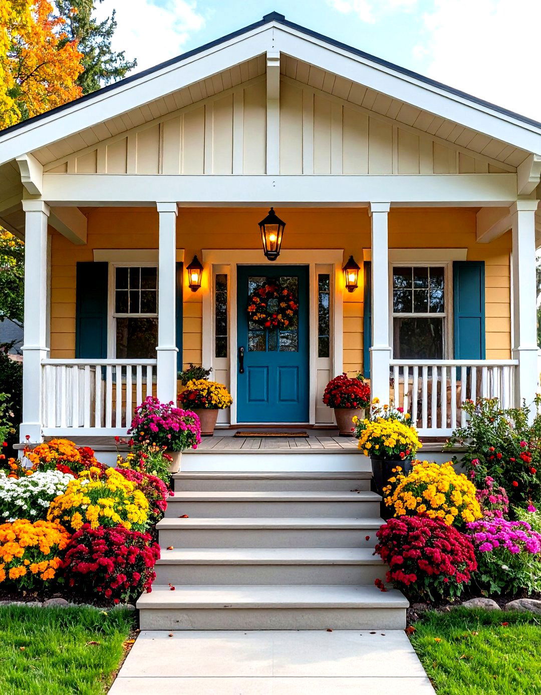 Prairie Style Front Porch Deck - 24 Front Porch Deck Ideas